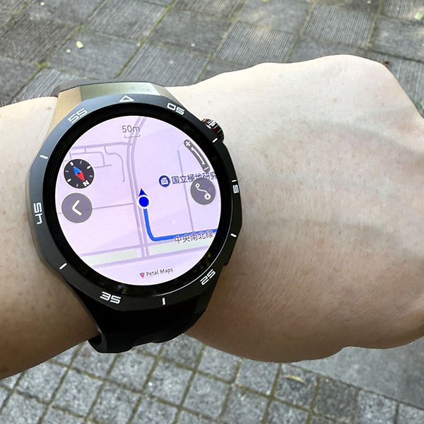 HUAWEI WATCH GT 5 Pro：屋外ウォーキングルート履歴2