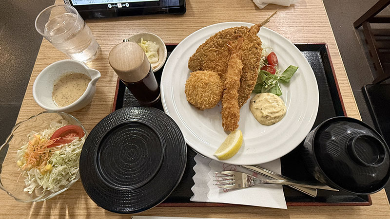 HUAWEI WATCH GT 5 Pro：吉池食堂「ミックスフライ定食」